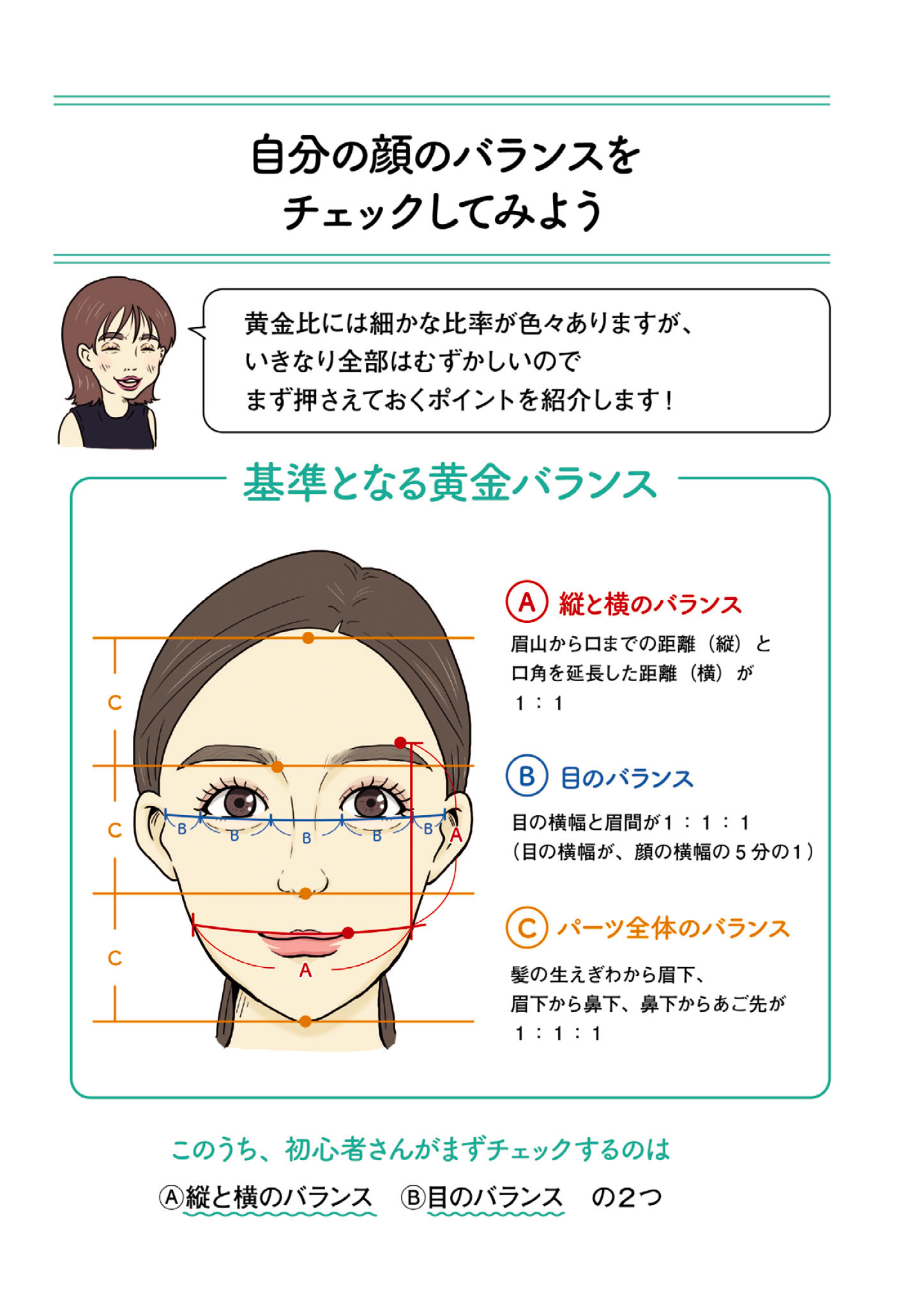 あなたは求心顔 遠心顔 顔のパーツを測って 顔タイプ診断ができる 自分の顔タイプを知って 自分に合ったメイク法を見つけよう
